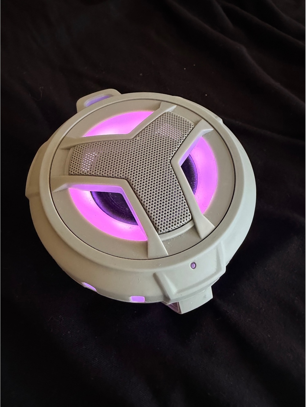 Portable Waterproof Bluetooth Speaker with LED Lights & Clip (Model B18P)